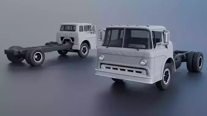 C-700 Rump Truck 1972 3D print model 3