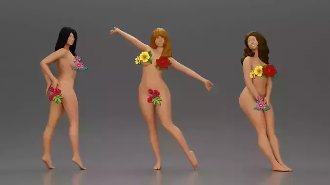 3 Nkaed women - July 2