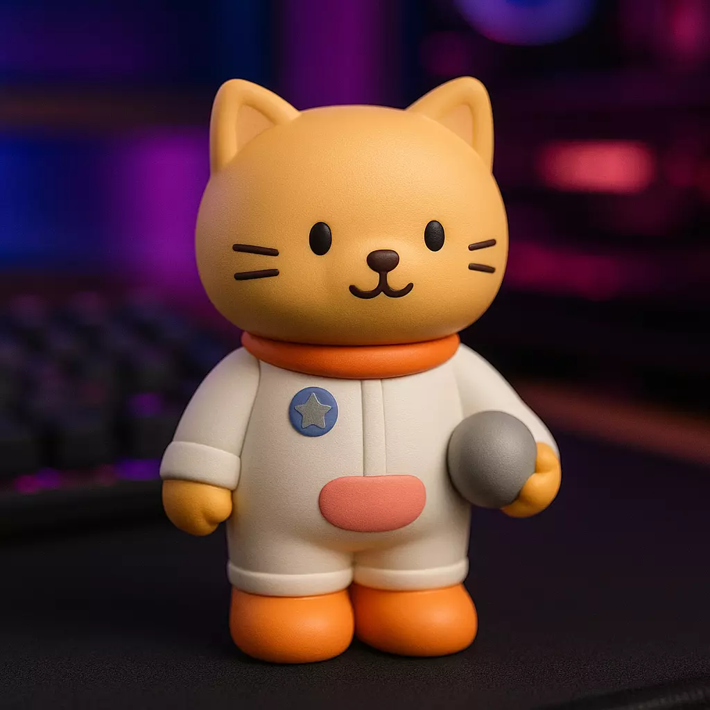 Bobbie Goods STL Gata Astronauta 3D print model