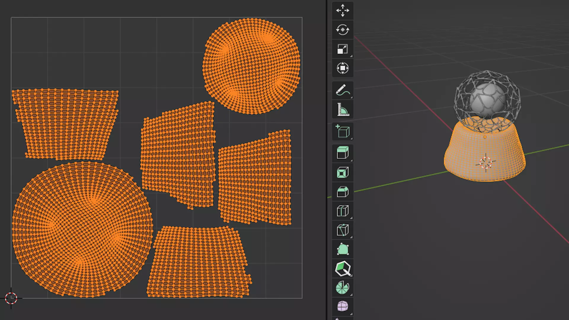 lamp with a metal mesh in an industrial style 3D model_10