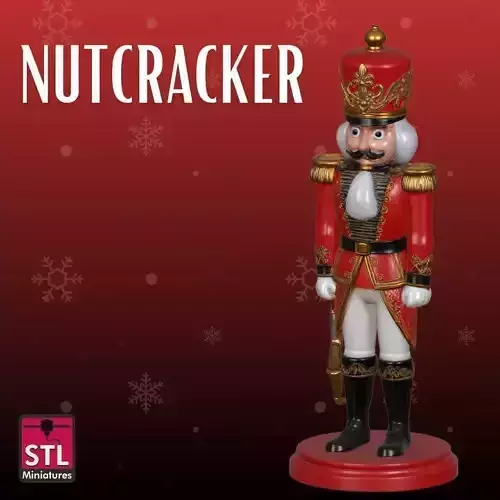 Nutcracker STL Classic Holiday 3D print model
