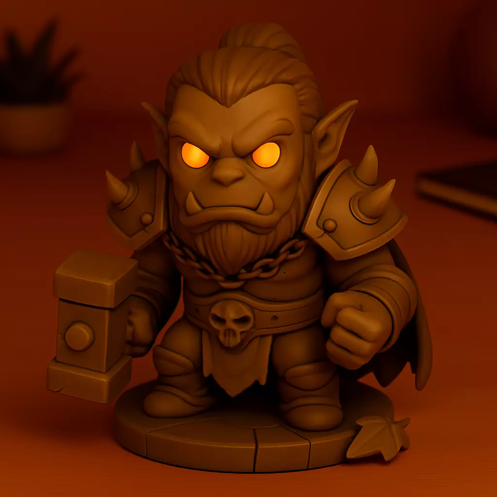 Thrall Chibi del Martillo de Lamentos 3D print model_0