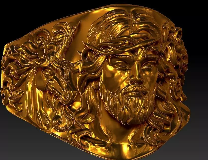 Jesus RING and Unicorn  3D print model 3D print model_2