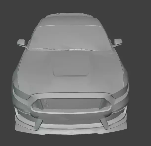 3D Printable Shell RC Car - 350R Muscle Car 3D print model_1