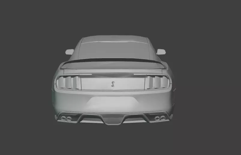 3D Printable Shell RC Car - 350R Muscle Car 3D print model_8