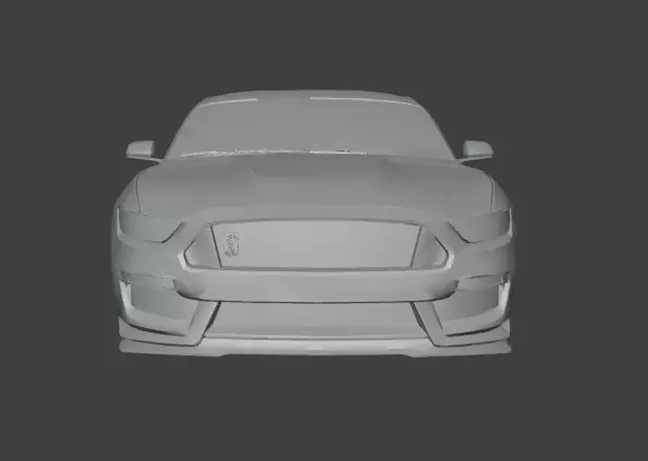 3D Printable Shell RC Car - 350R Muscle Car 3D print model_0