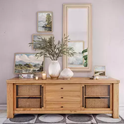 Oakleigh Media Console 80 Livingroom Table Create and Barrell C