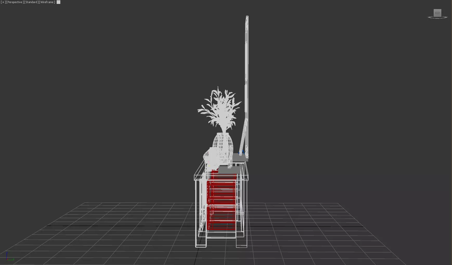 Oakleigh Media Console 80 Livingroom Table Create and Barrell C Low-poly 3D model_9