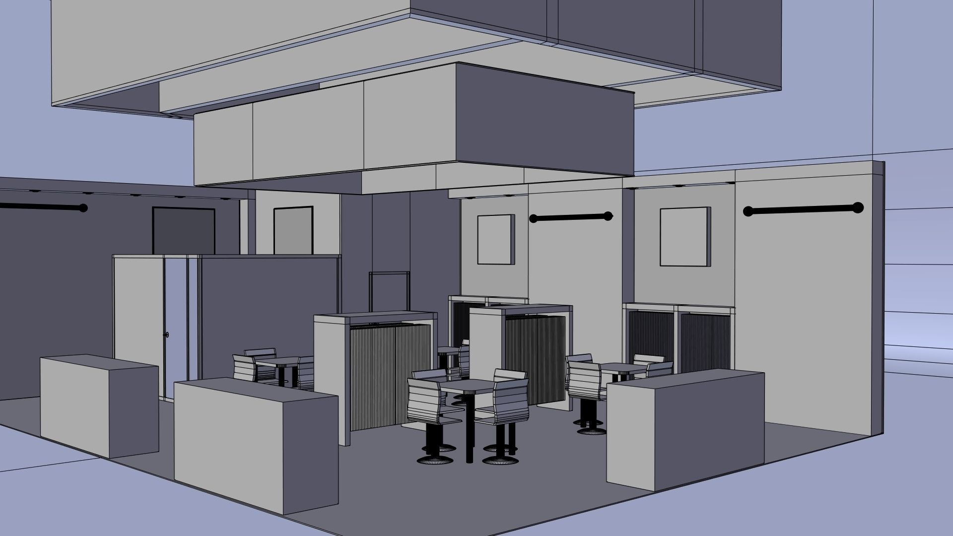 Exhibition 3 Stand Design 3D model_2