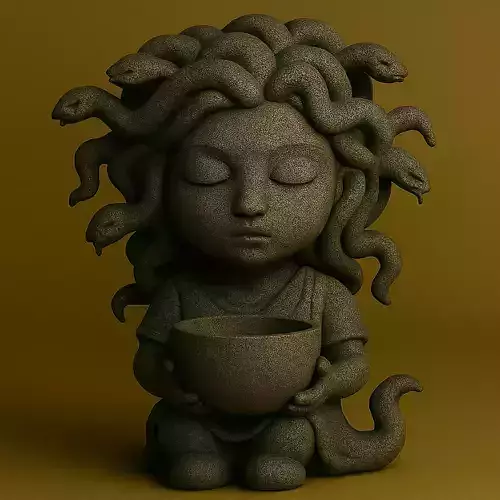 Flower Bowl Planter Medusa