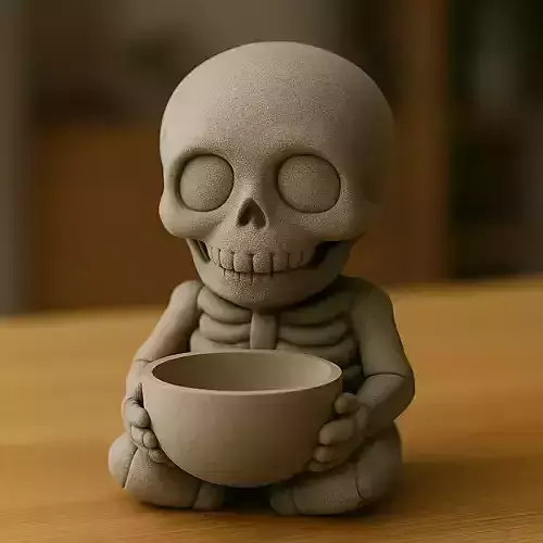 Flower Bowl Planter Esqueleto