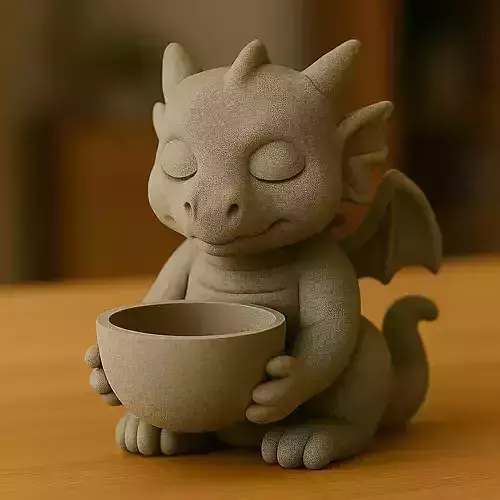 Flower Bowl Planter Dragon