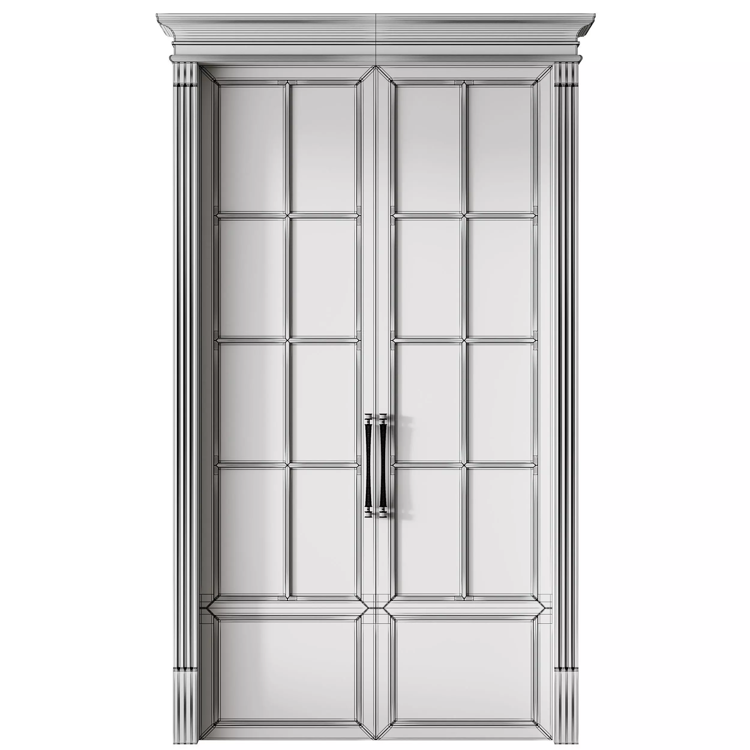 Interior Door 20 3D model_14