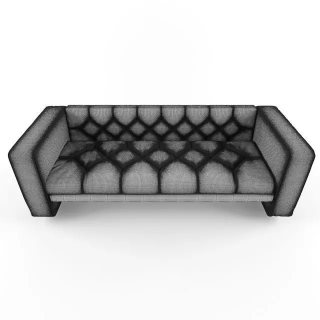 sofa model chesterfield 3D model_0