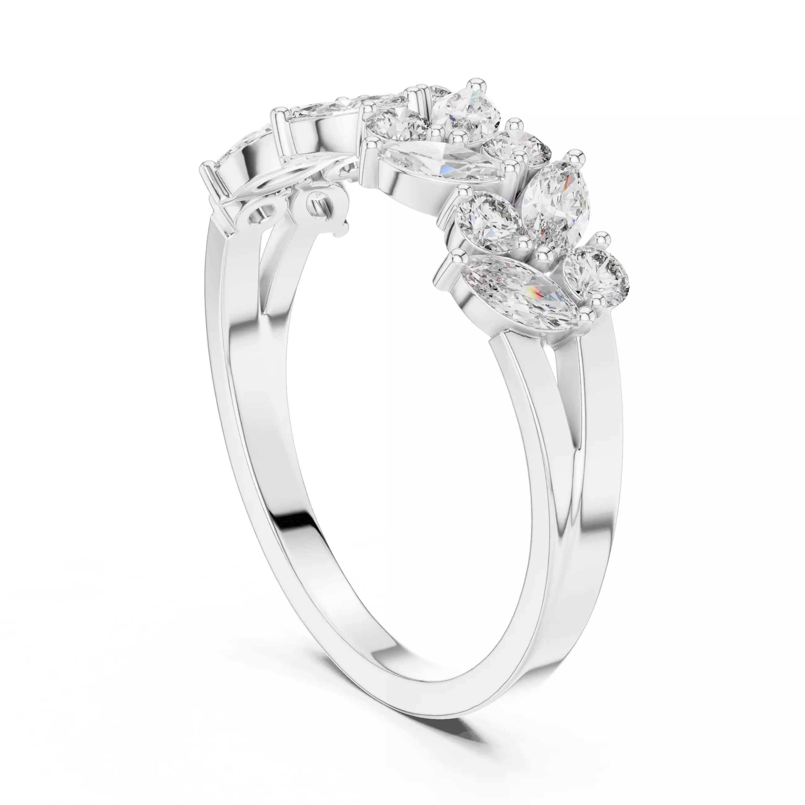 Solitaire Ring 3dm stl renders animation videos details 3D print model_4