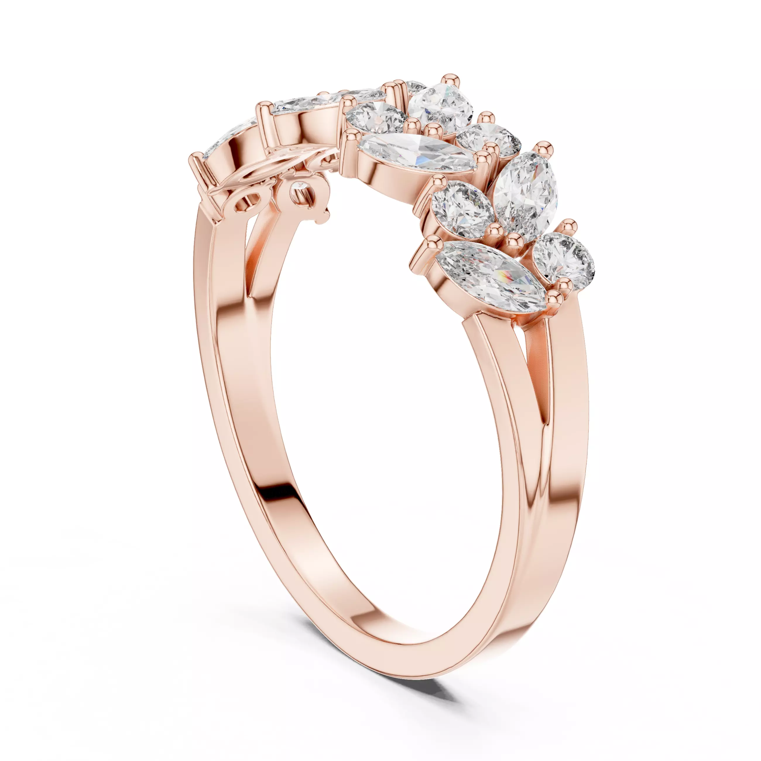 Solitaire Ring 3dm stl renders animation videos details 3D print model_3