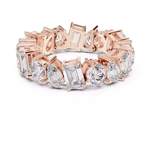 Solitaire Band Ring 3dm stl renders animation videos details 