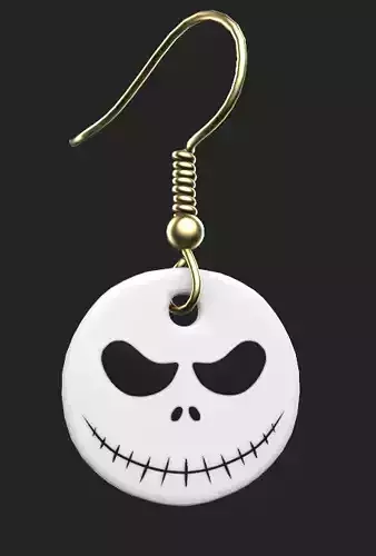 Jack Skellington Earrings  3D Model