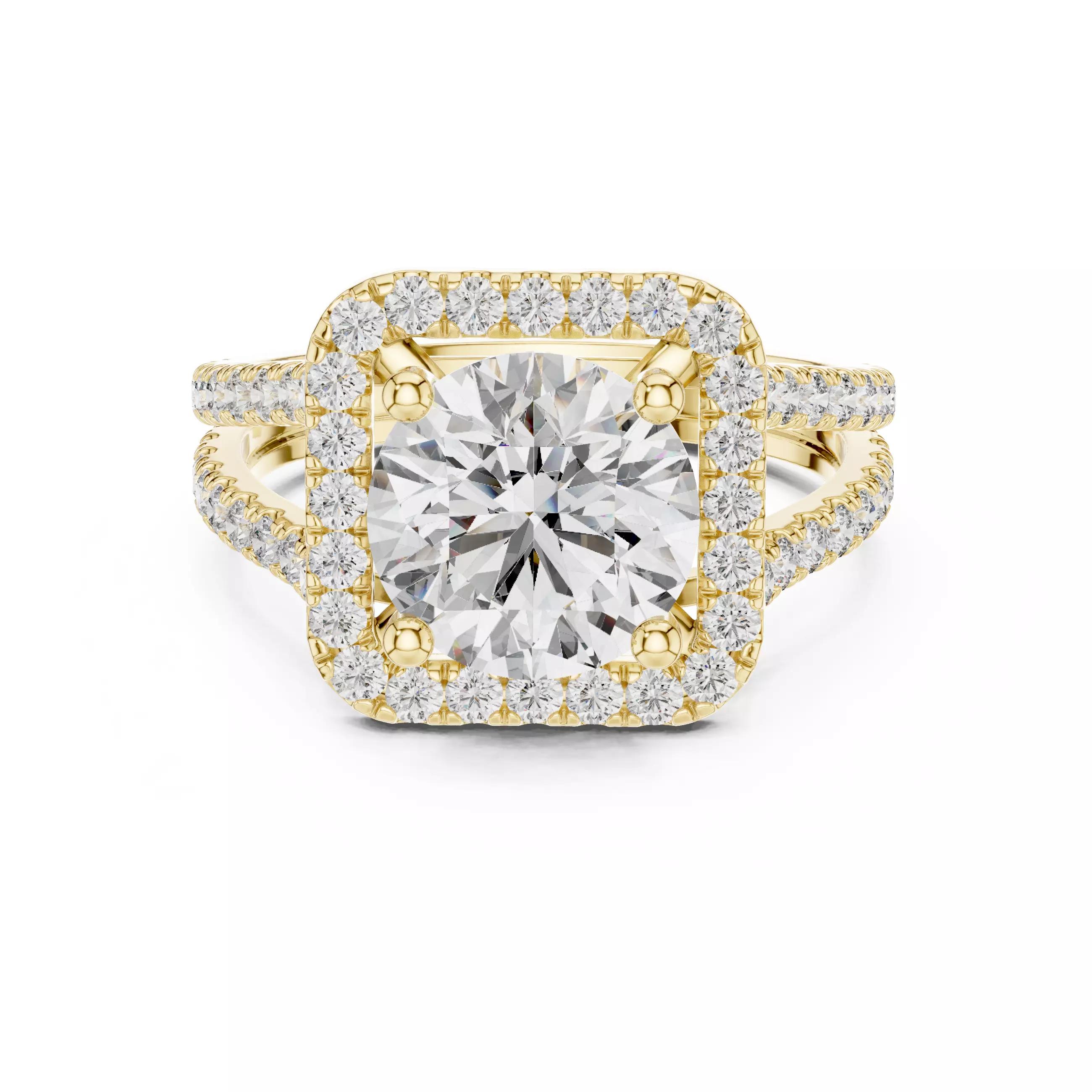 Solitaire Ring 3dm stl renders animation videos details  3D print model_13