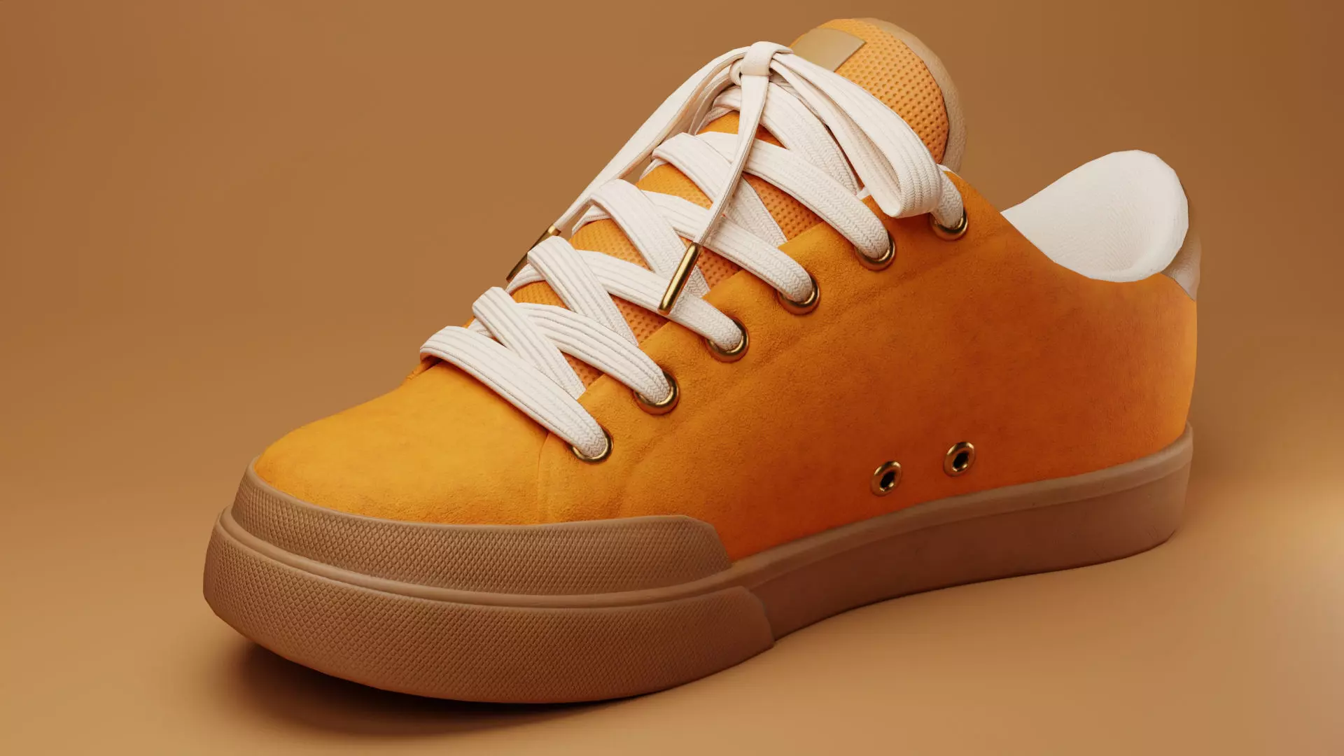 Skate Shoes Low-poly 3D model_2