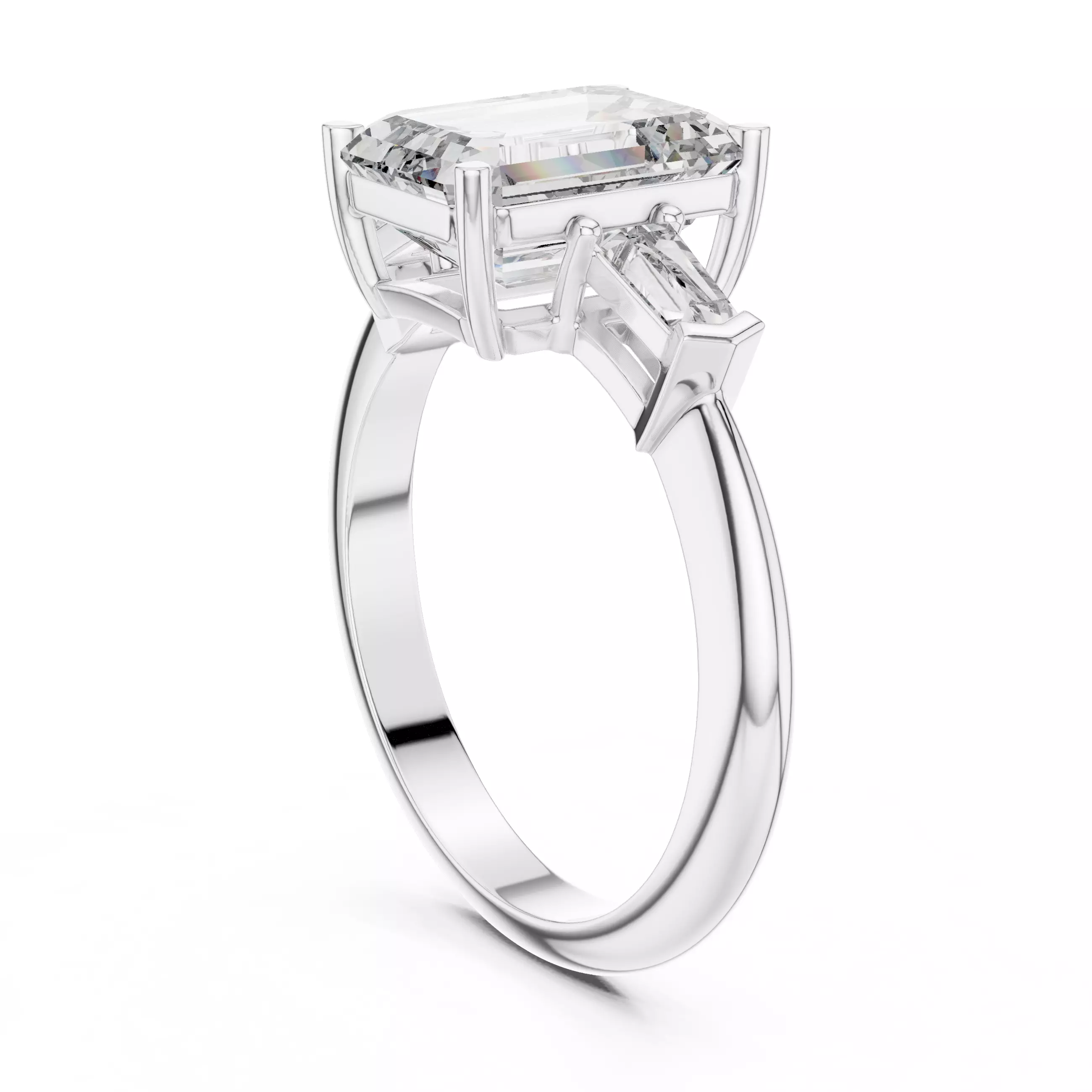 Solitaire Ring 3dm stl renders animation videos details  3D print model_6