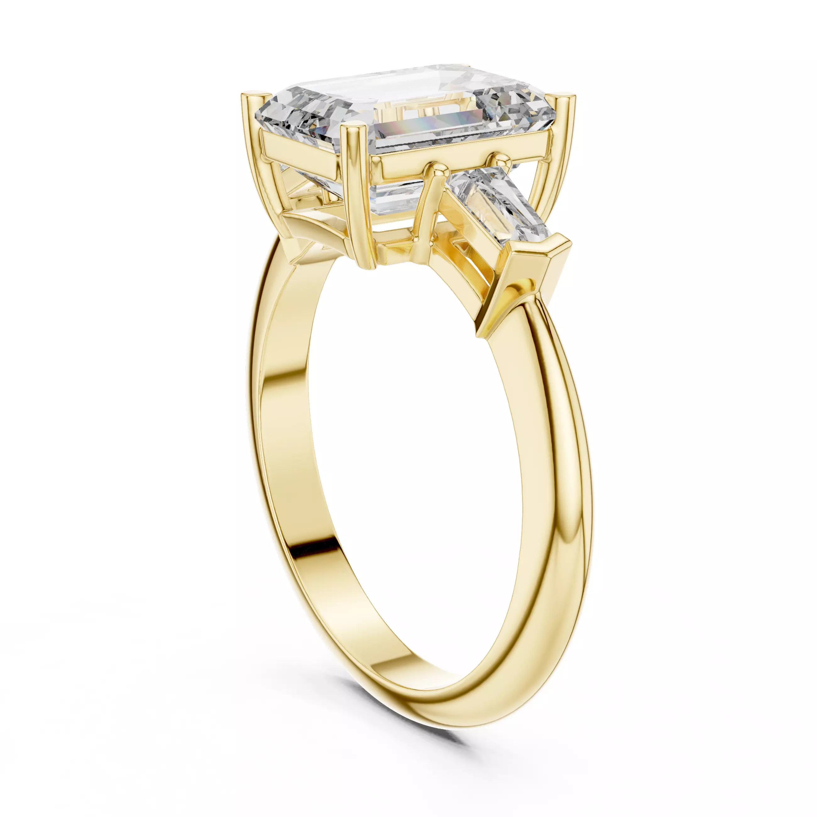 Solitaire Ring 3dm stl renders animation videos details  3D print model_10