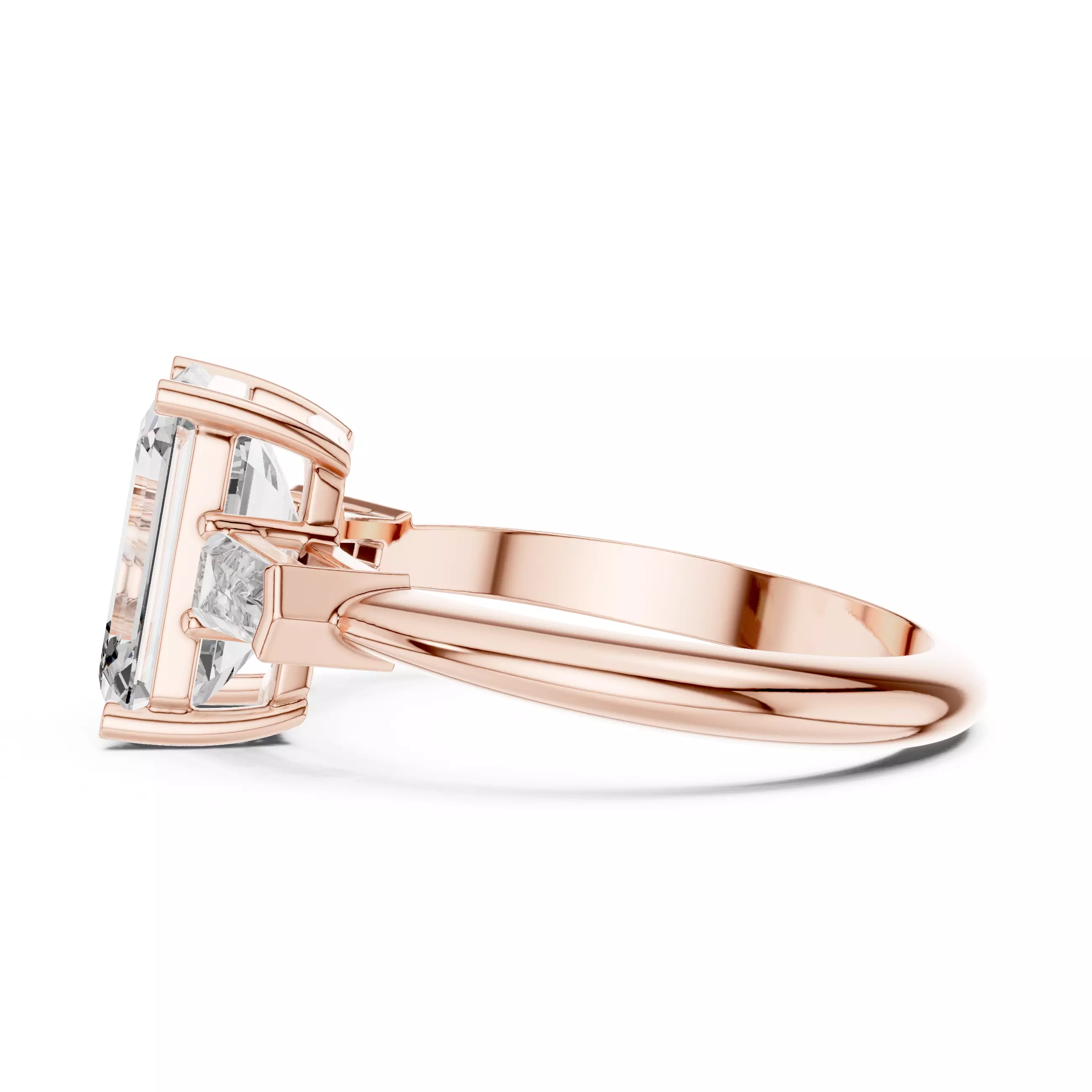Solitaire Ring 3dm stl renders animation videos details  3D print model_5