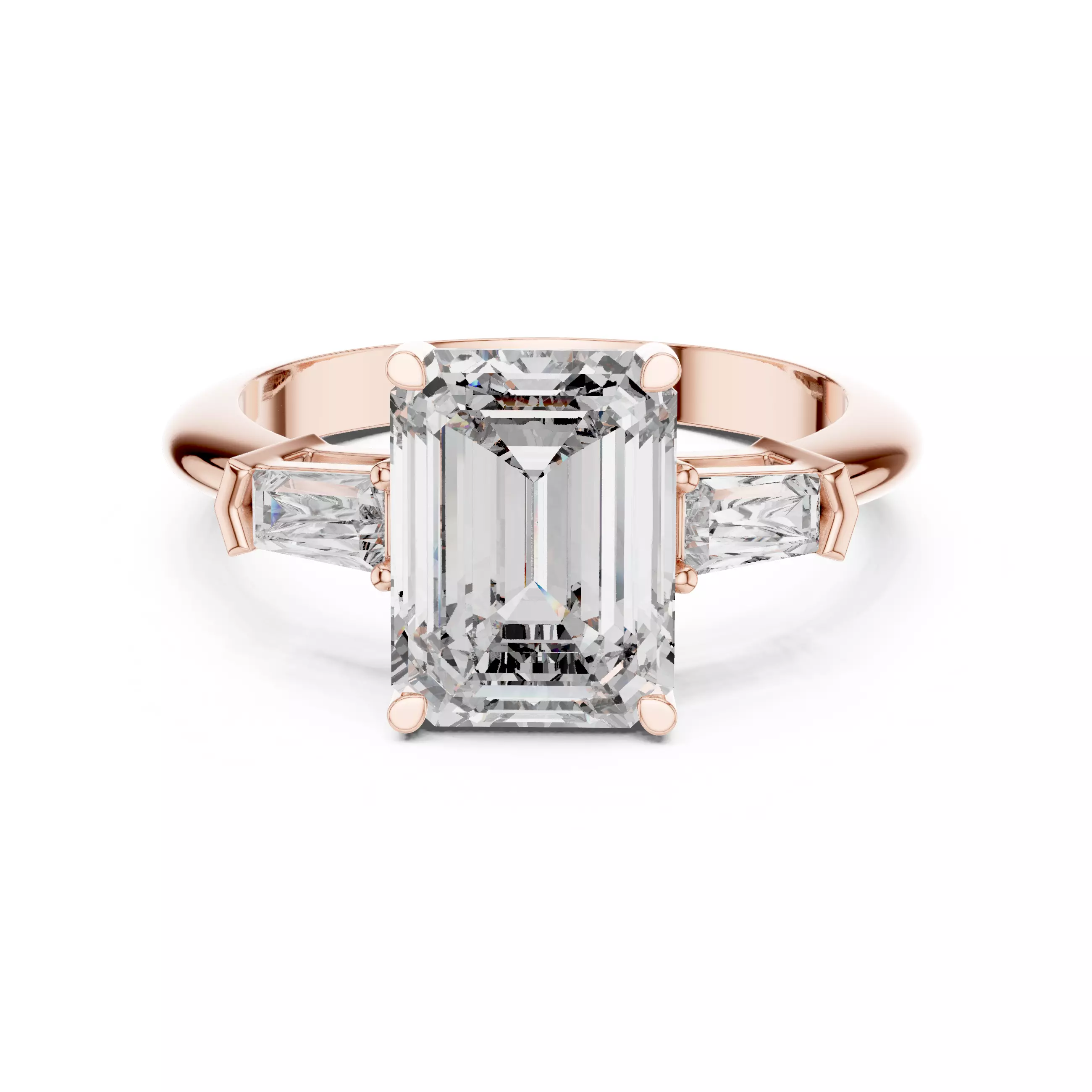 Solitaire Ring 3dm stl renders animation videos details  3D print model_0