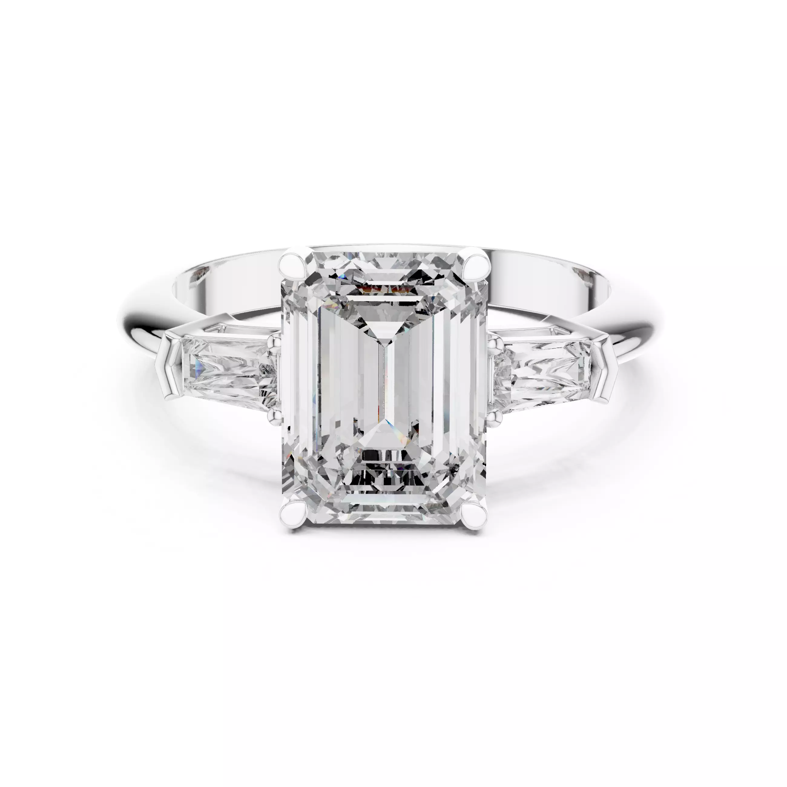 Solitaire Ring 3dm stl renders animation videos details  3D print model_9