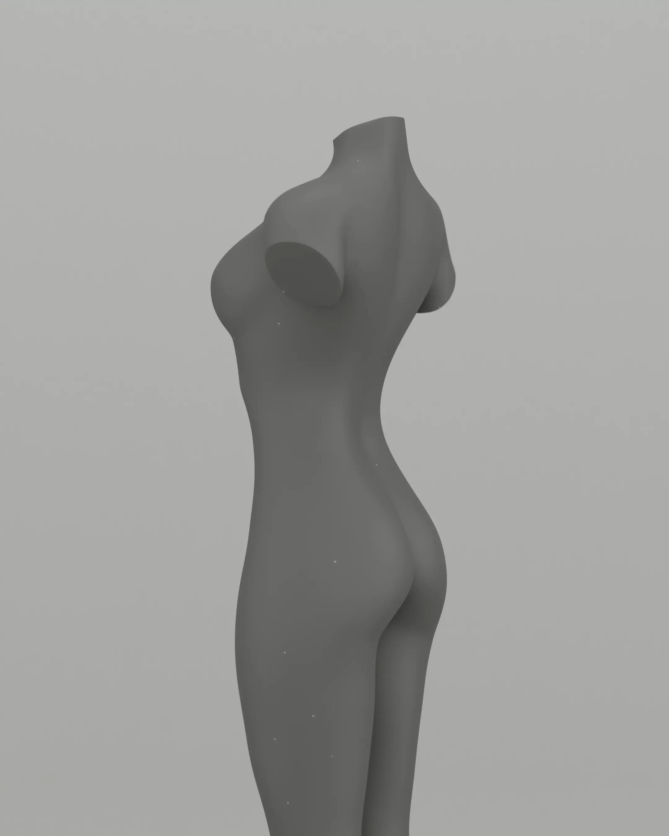 Female Mannequin Body 3D print model_5