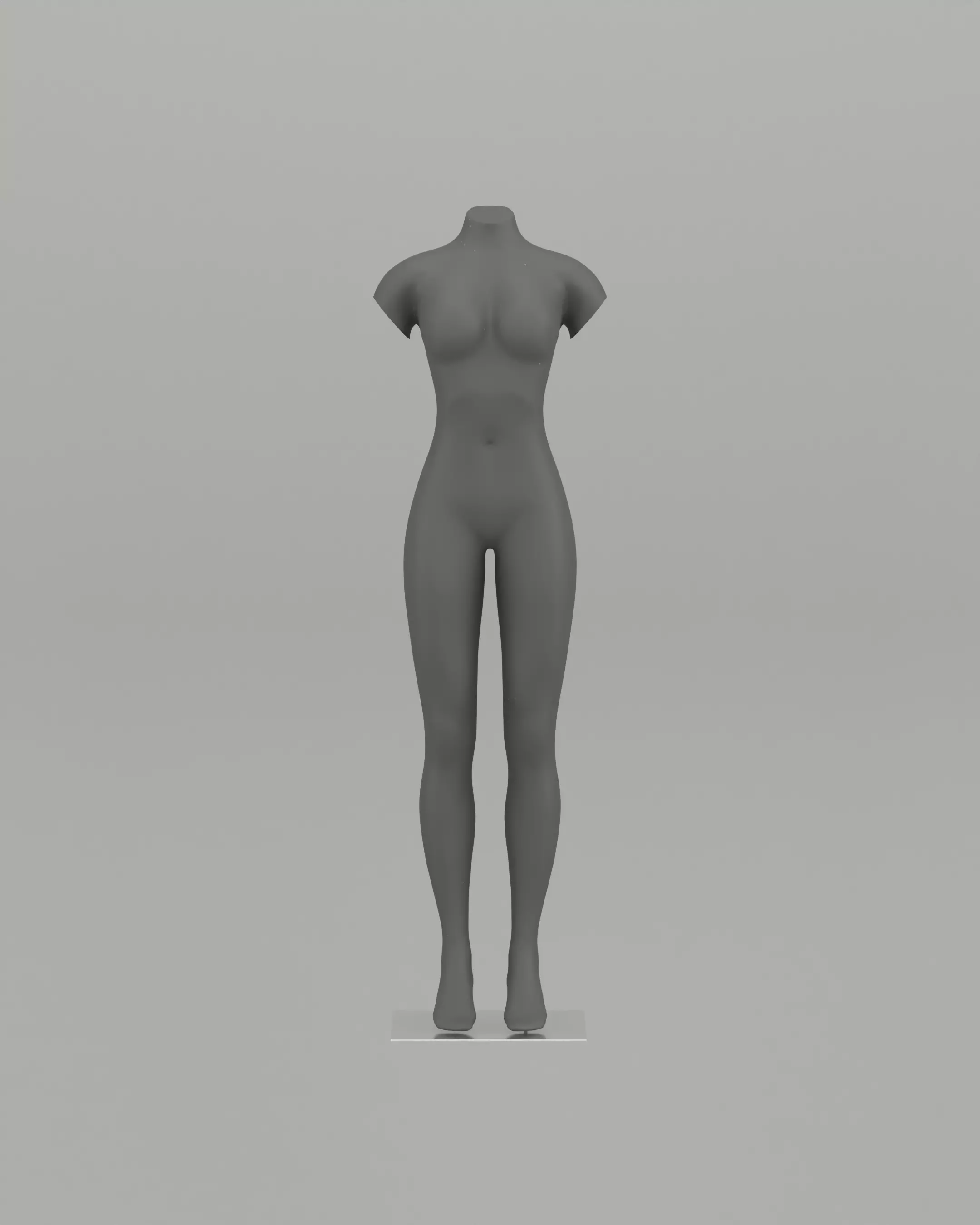 Female Mannequin Body 3D print model_2