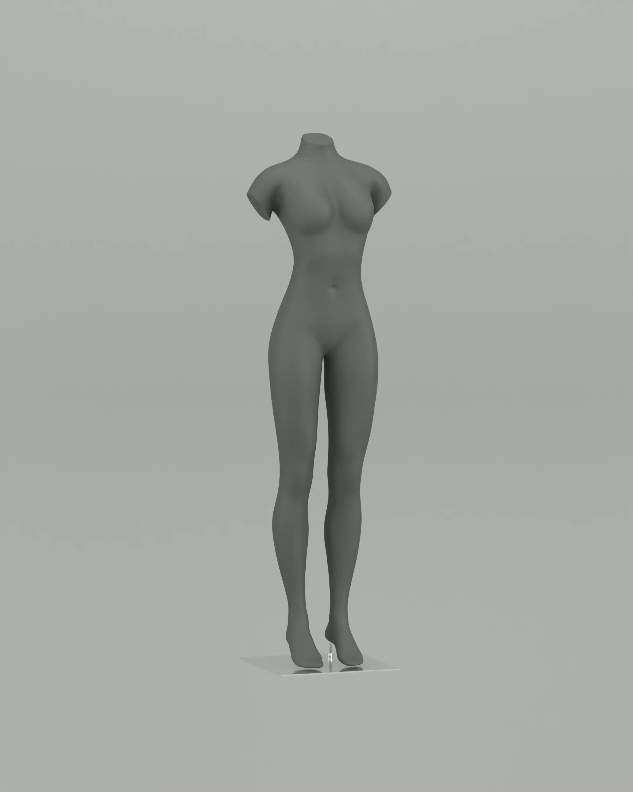 Female Mannequin Body 3D print model_7
