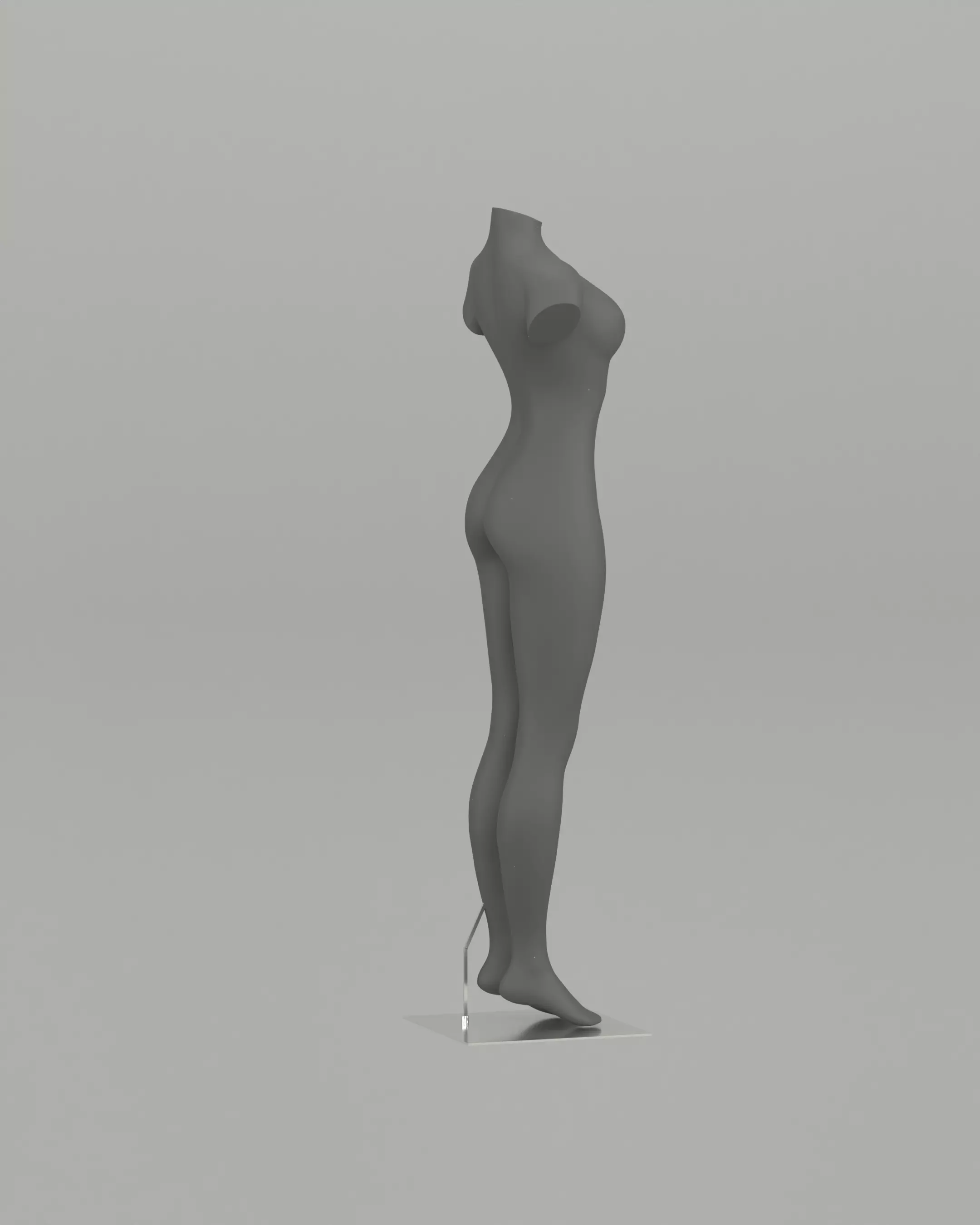 Female Mannequin Body 3D print model_6