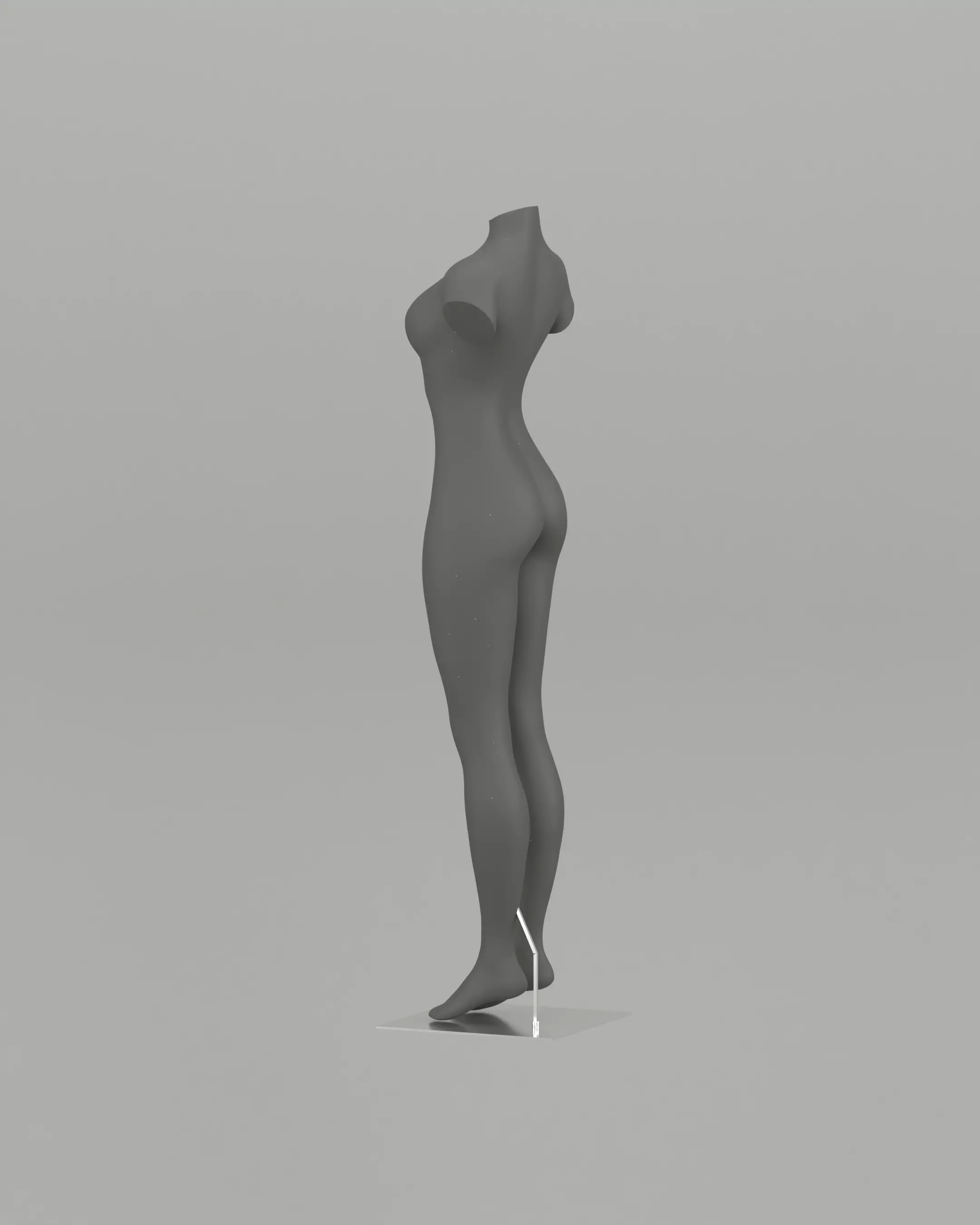 Female Mannequin Body 3D print model_4