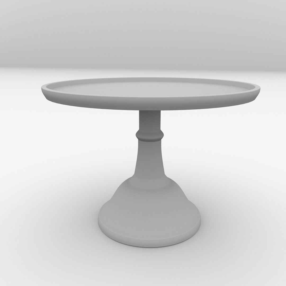 Cake Stand 3D model_3