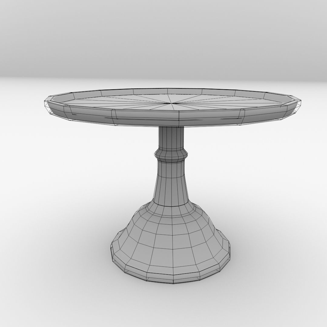 Cake Stand 3D model_4