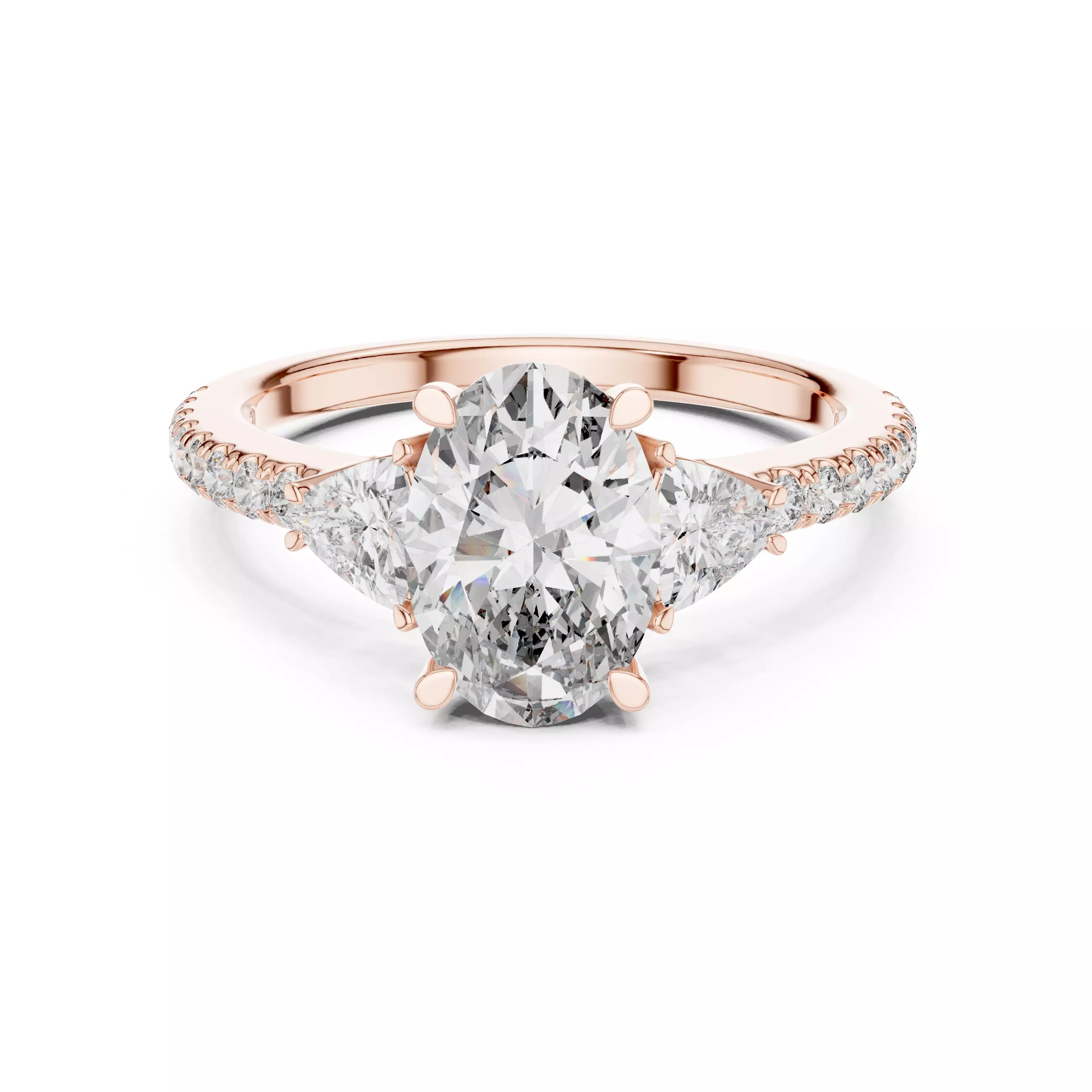 Solitaire Ring 3dm stl renders animation videos details 3D print model_0