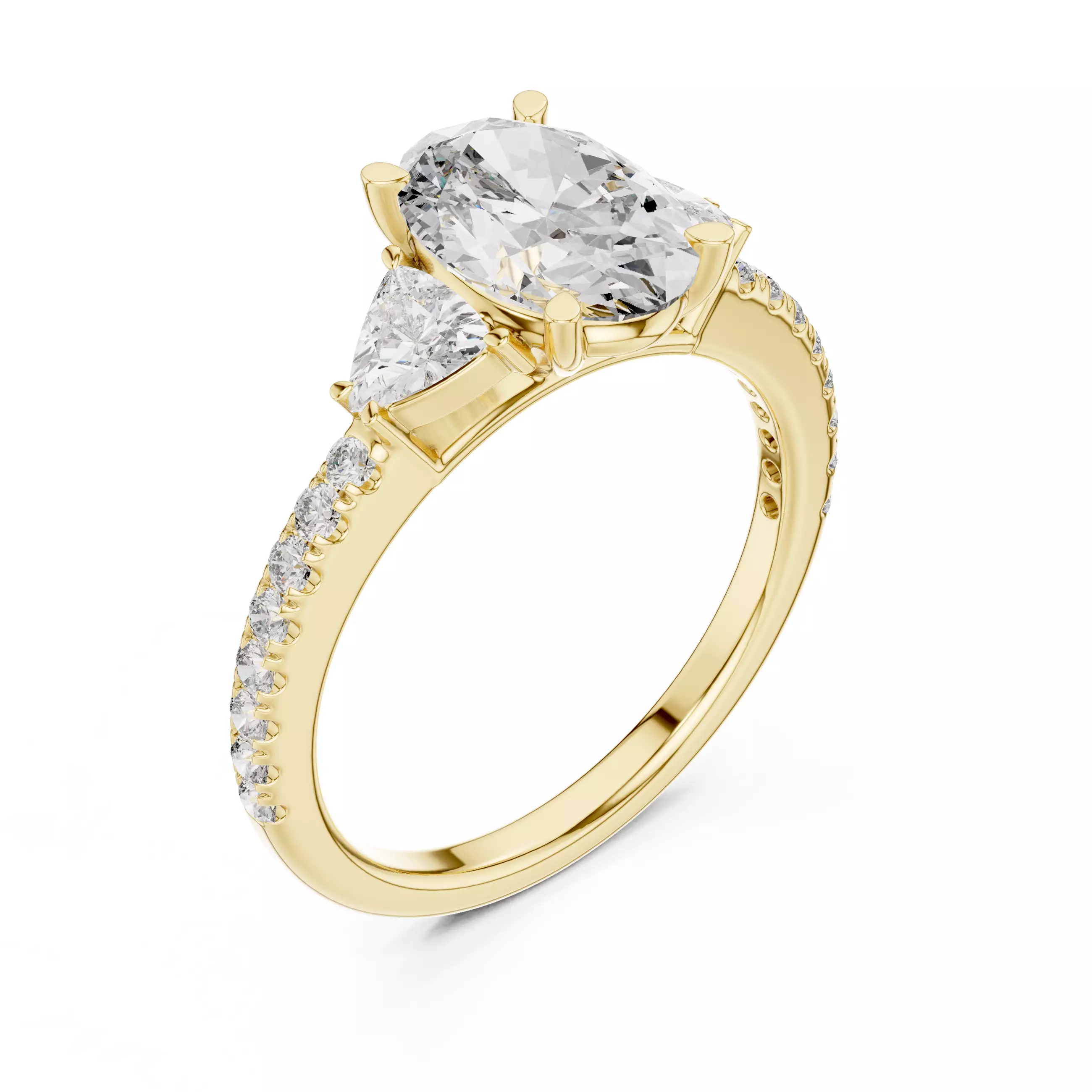 Solitaire Ring 3dm stl renders animation videos details 3D print model_11