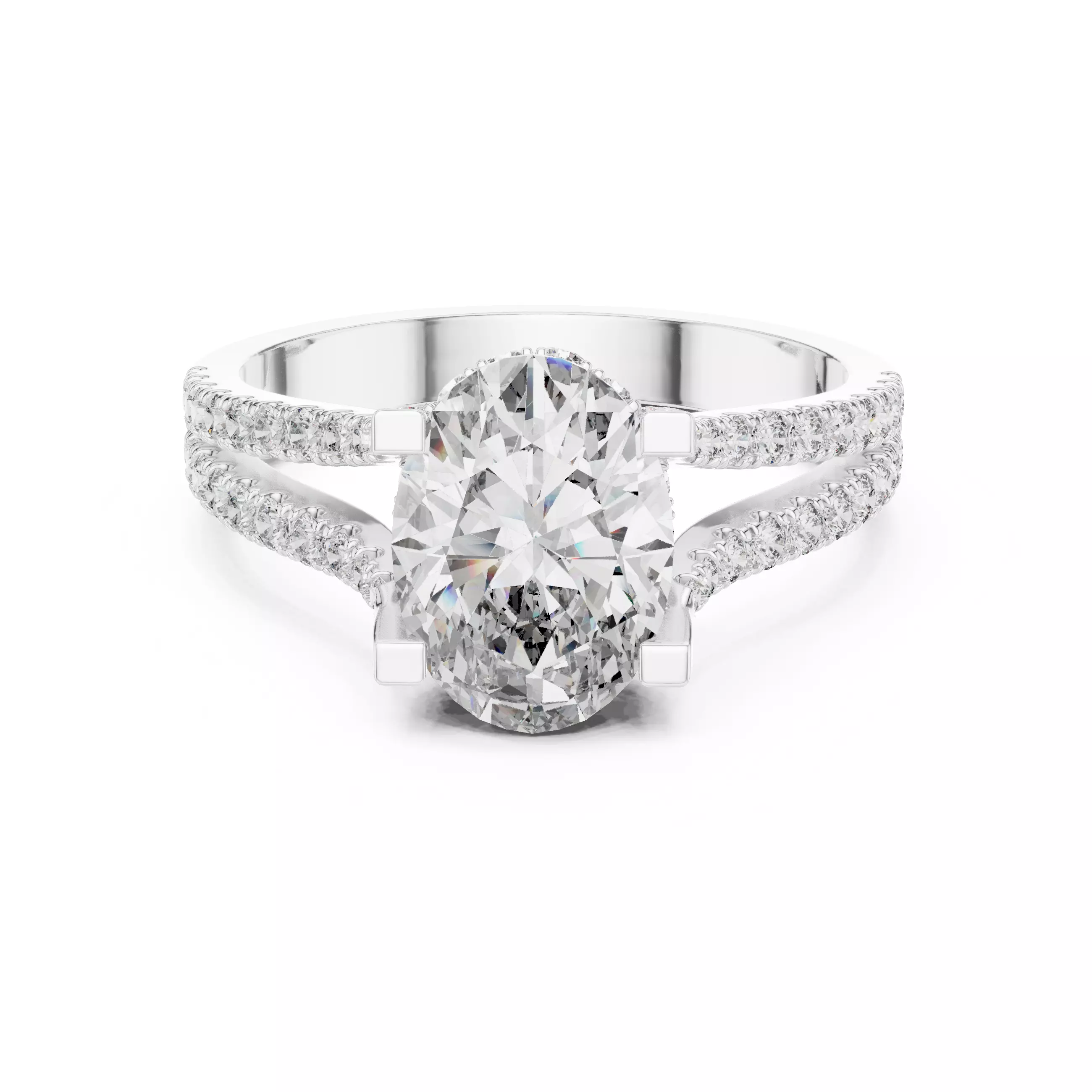 Solitaire Ring 3dm stl renders animation videos details  3D print model_9