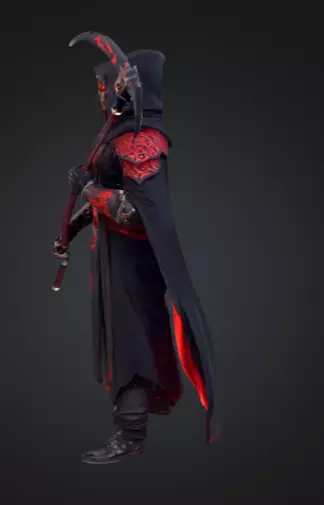 Infernal Overlord vs Dark Reaper Low-poly 3D model_3