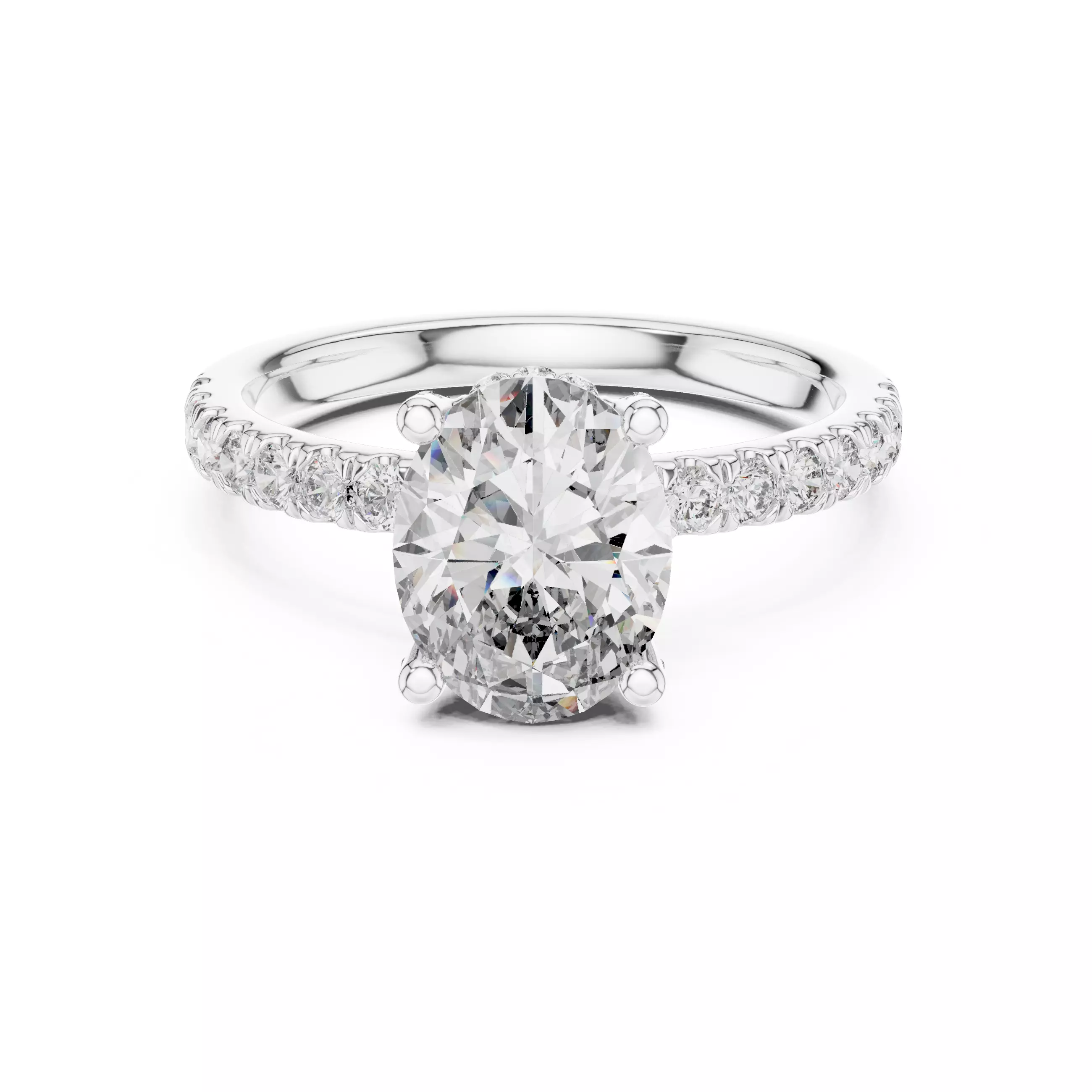 Solitaire Ring 3dm stl renders animation videos details  3D print model_9