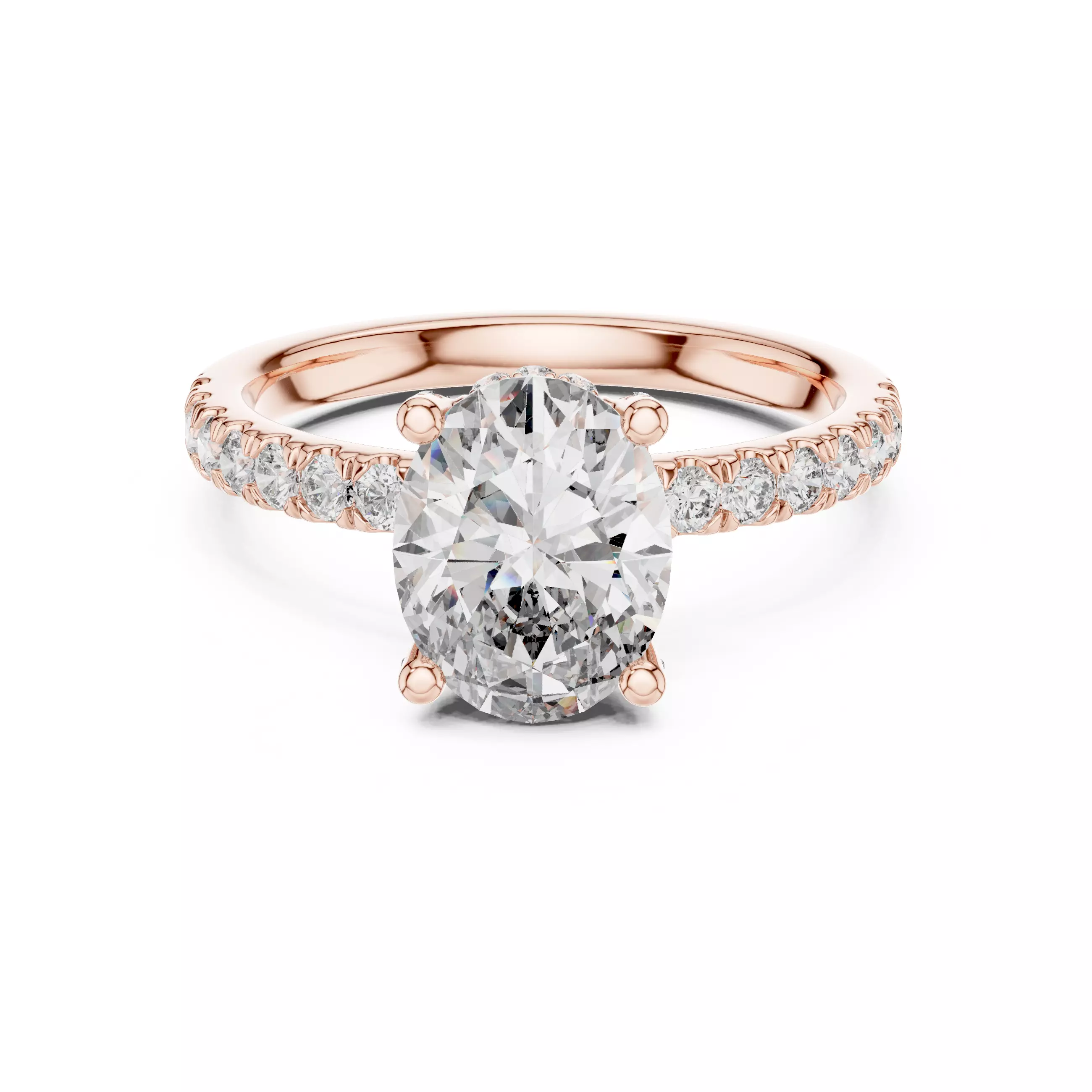 Solitaire Ring 3dm stl renders animation videos details  3D print model_0