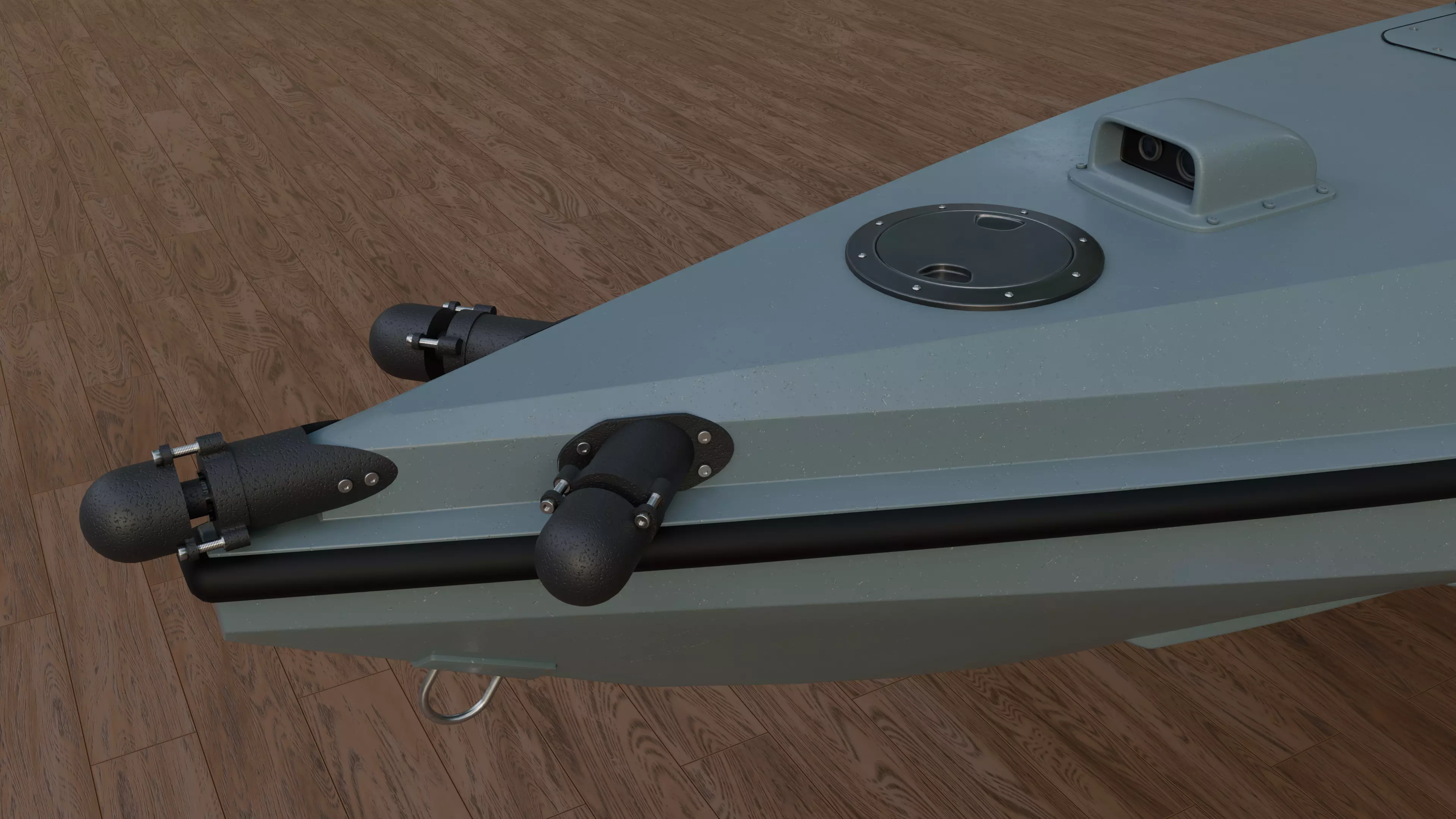 Magura V5 Naval Drone Unmanned Surface Vehicle Low-poly 3D model_5