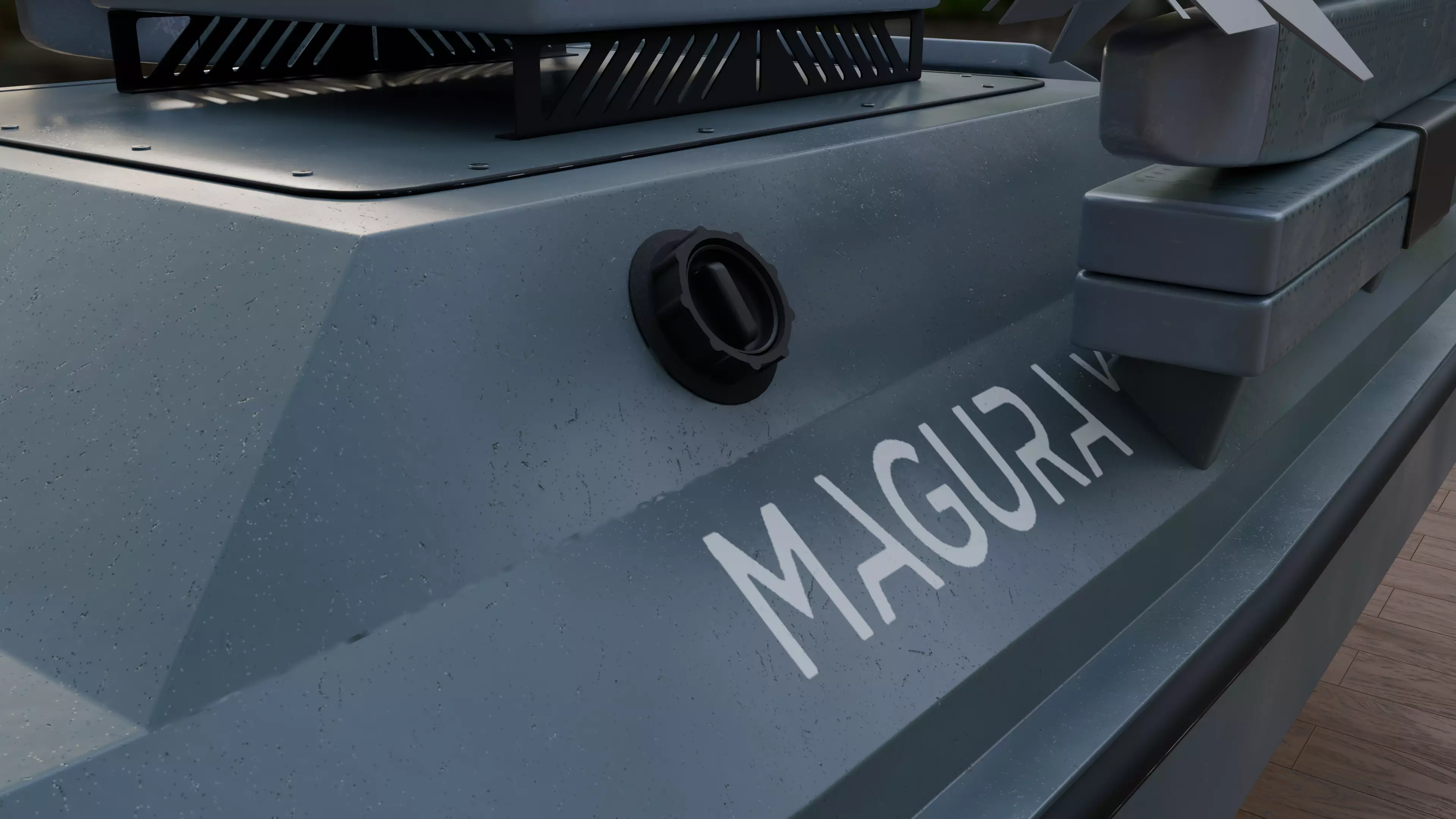 Magura V5 Naval Drone Unmanned Surface Vehicle Low-poly 3D model_17