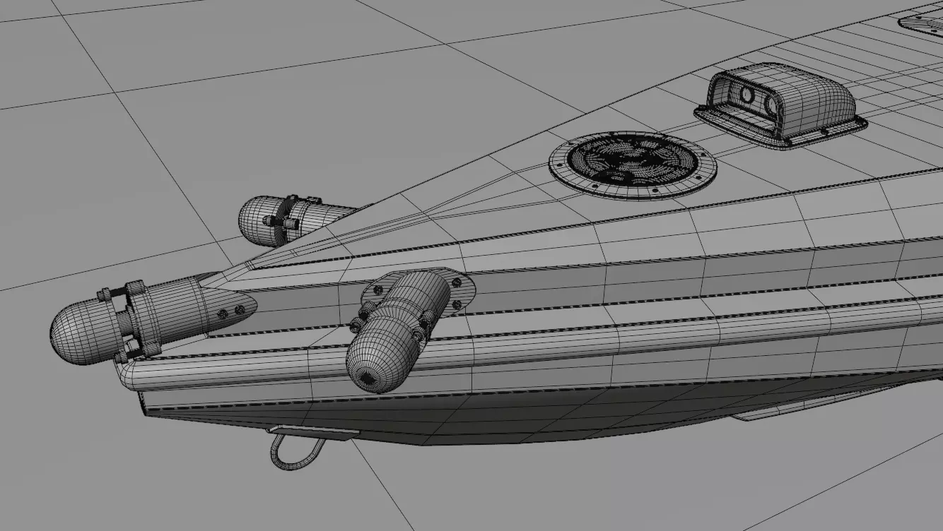 Magura V5 Naval Drone Unmanned Surface Vehicle Low-poly 3D model_6