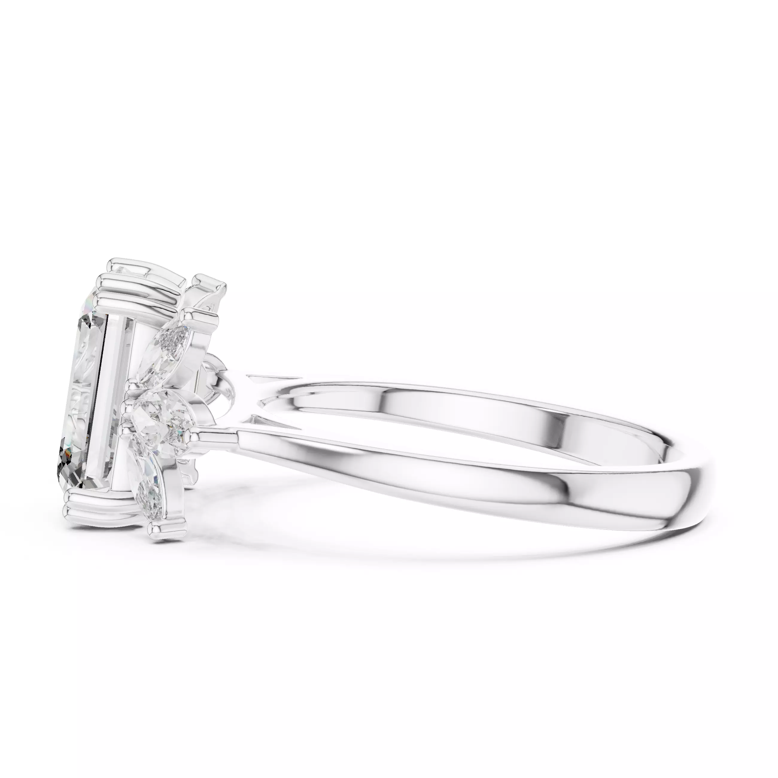 Solitaire Ring 3dm stl renders animation videos details 3D print model_8