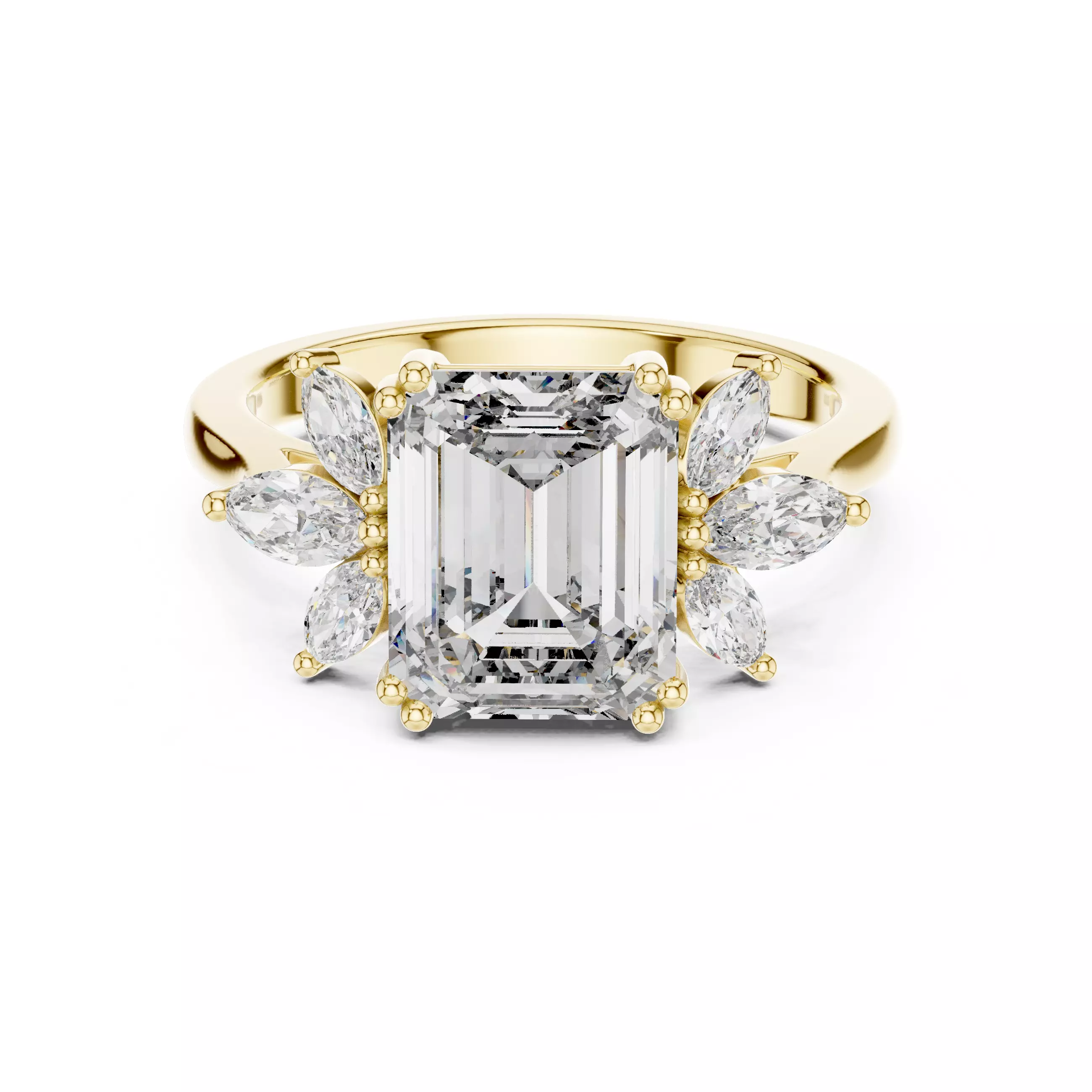 Solitaire Ring 3dm stl renders animation videos details 3D print model_13