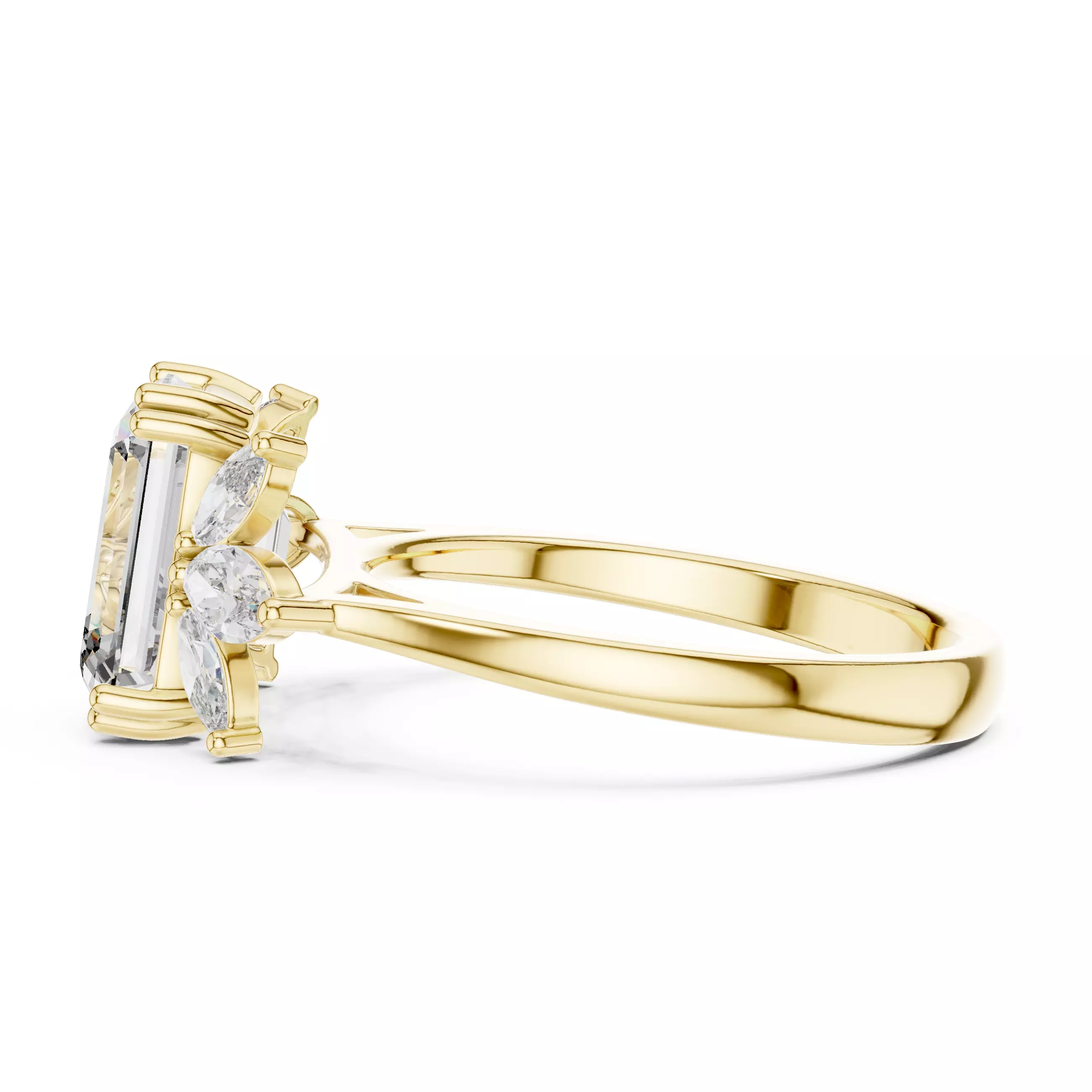 Solitaire Ring 3dm stl renders animation videos details 3D print model_12