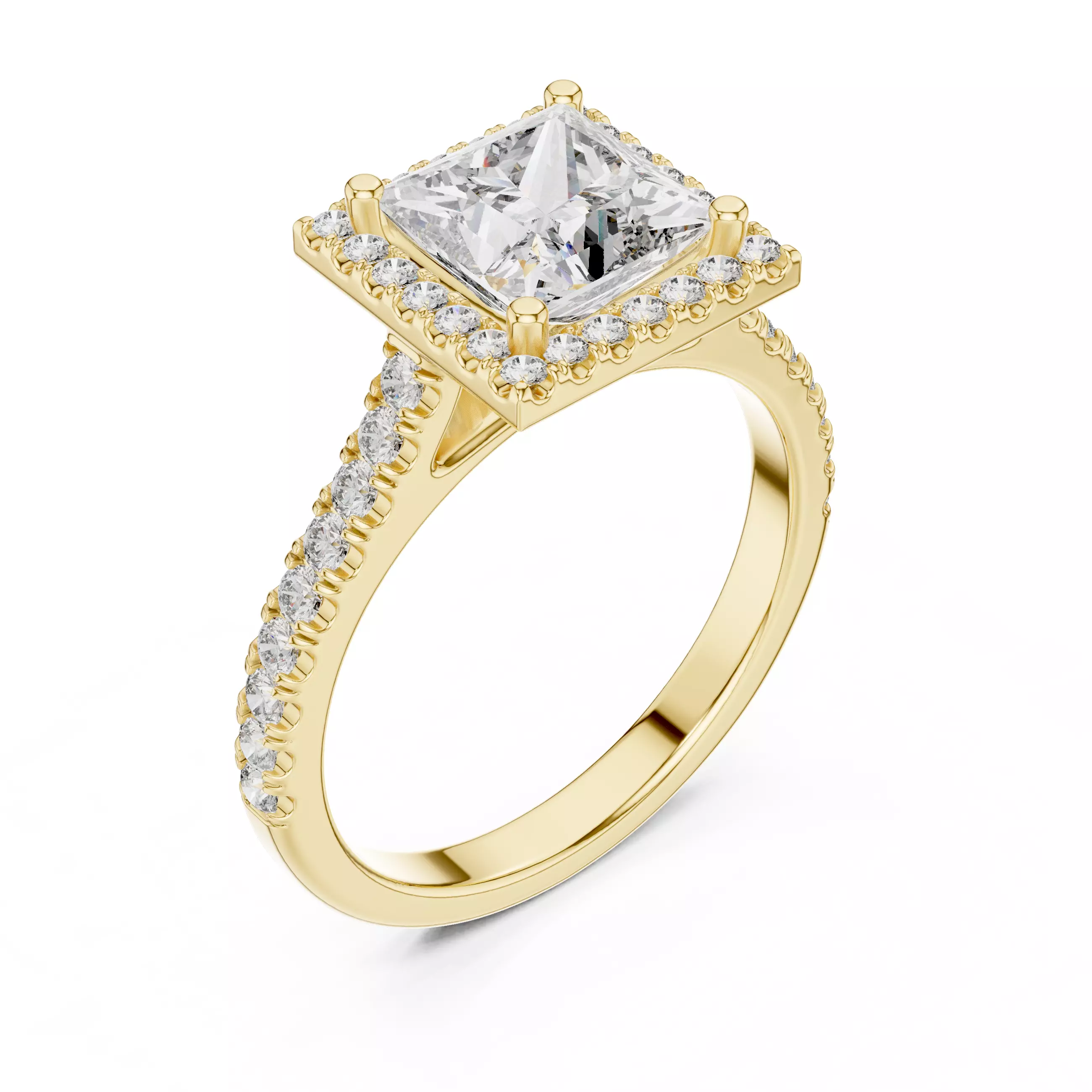 Solitaire Ring 3dm stl renders animation videos details 3D print model_11