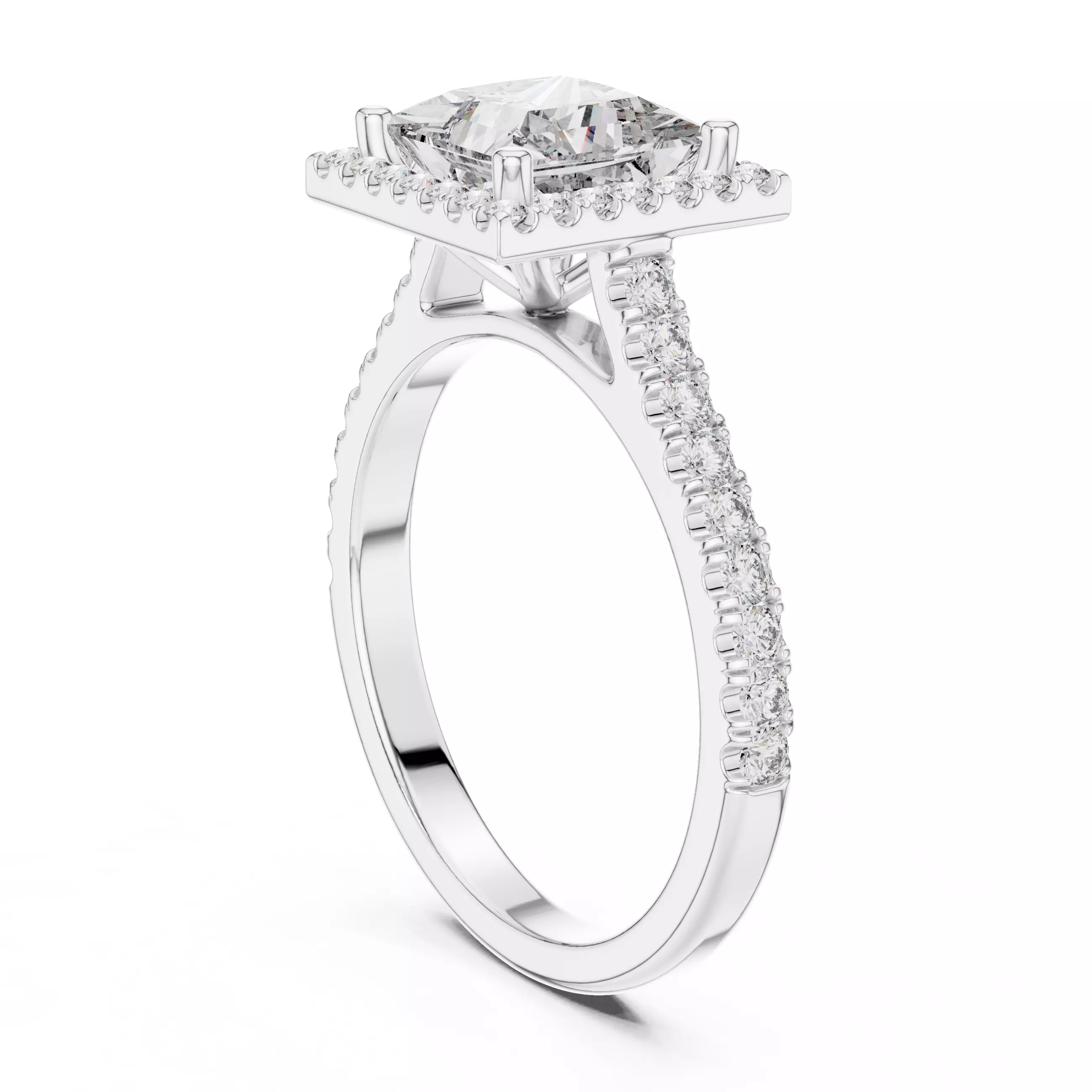 Solitaire Ring 3dm stl renders animation videos details 3D print model_6